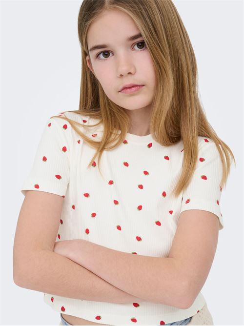  ONLY KIDS | 15346421/Cloud Dancer Strawberries